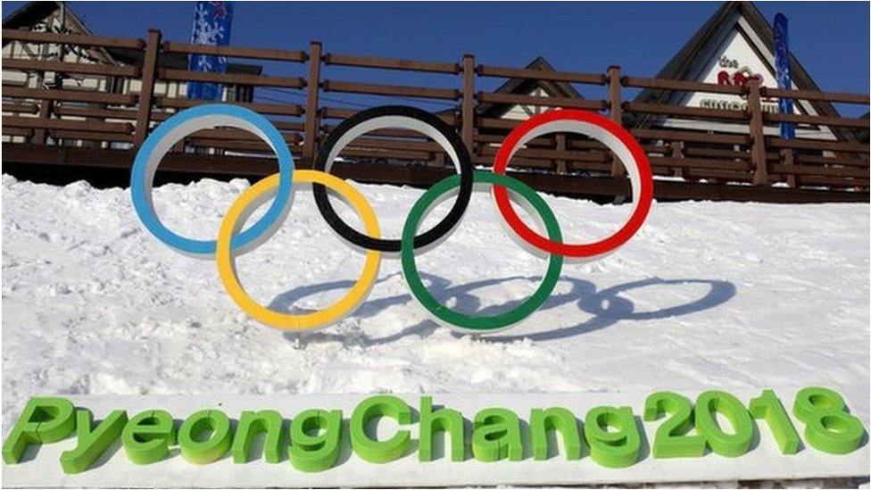 Winter Olympics rings Winter Olympics rings