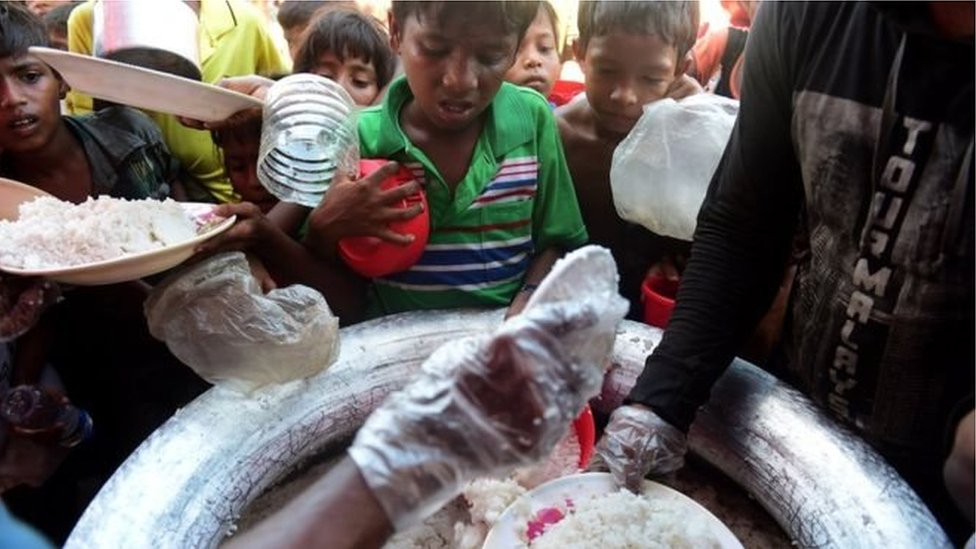 রোহিঙ্গা, ত্রাণ রোহিঙ্গা, ত্রাণ