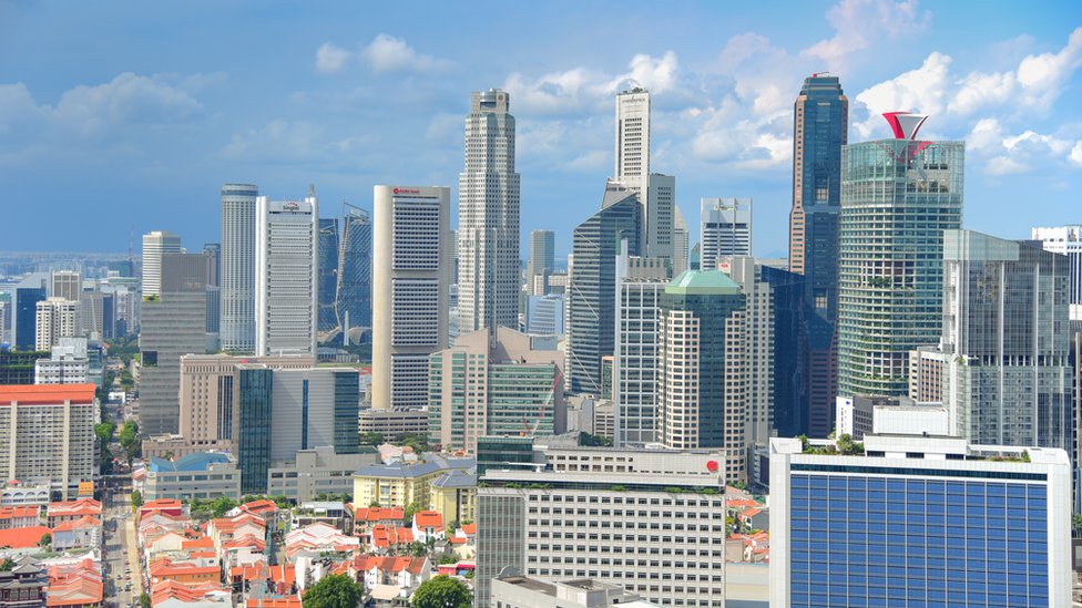সিঙ্গাপুর স্কাইলাইন।