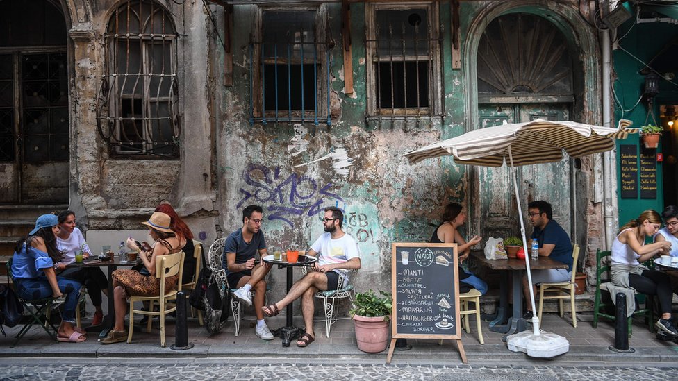 A café in Instanbul A café in Instanbul