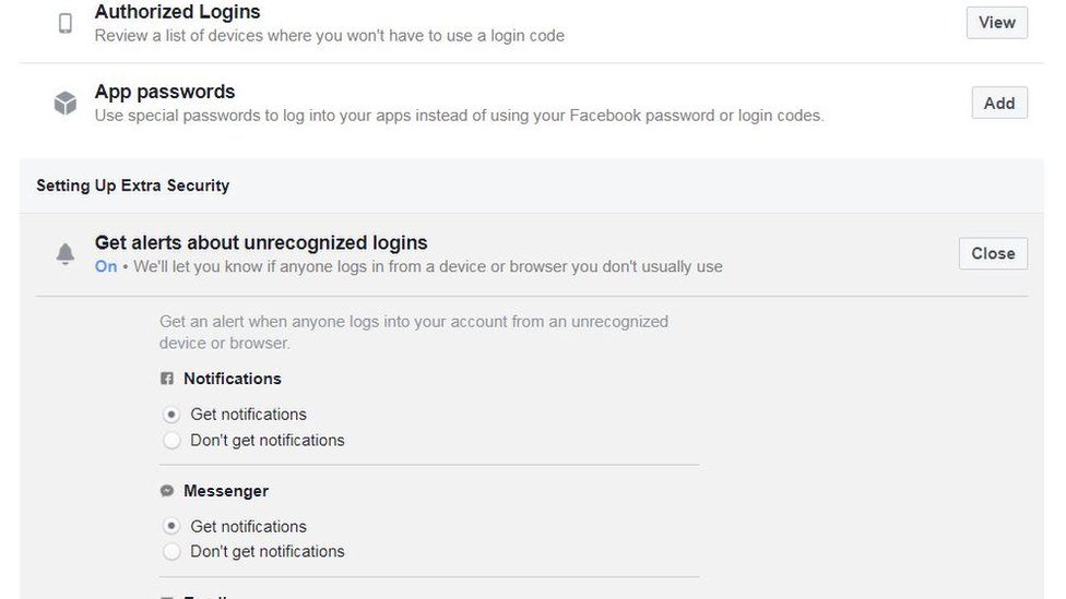 লগইন অ্যালার্ট চালু থাকলে সতর্কীকরণ বার্তা পাঠাবে ফেসবুক