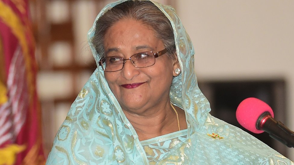 প্রধানমন্ত্রী শেখ হাসিনা। প্রধানমন্ত্রী শেখ হাসিনা।