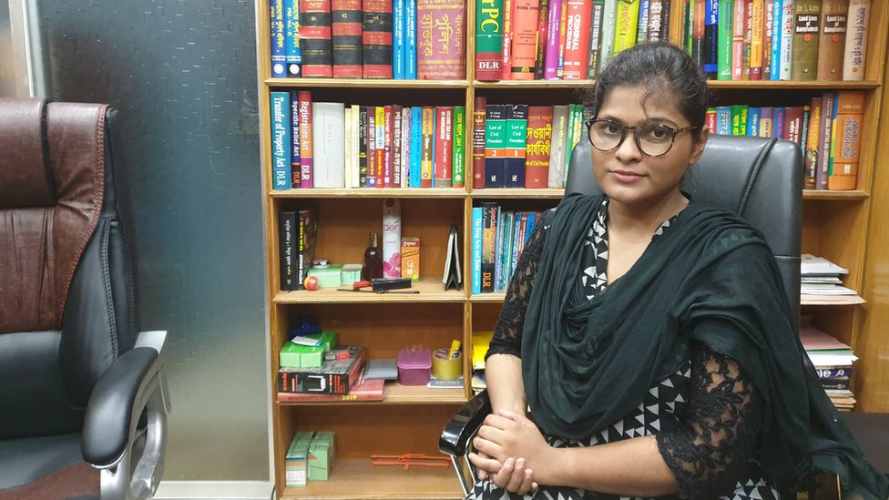 আইনজীবী জান্নাতুল আরা তিথি। আইনজীবী জান্নাতুল আরা তিথি।