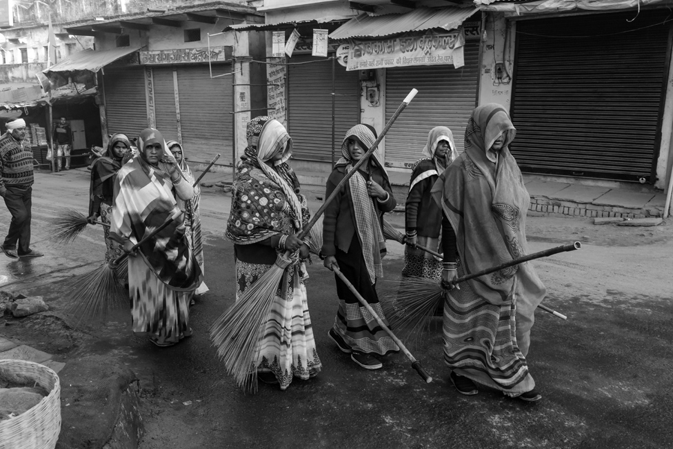 পান্নার স্যানিটেশন কর্মী
