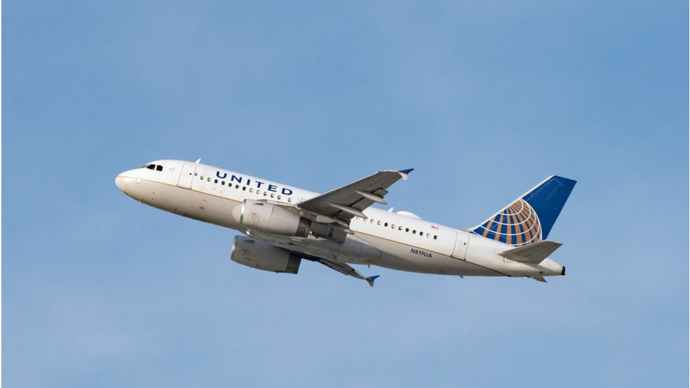 ইউনাইটেড এয়ারলাইন্সের বিমান।