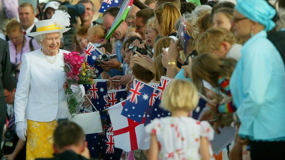 ২০০৬ সালে অস্ট্রেলিয়া সফরের সময় রানি এলিজাবেথ।