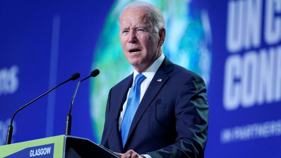 কপ২৬ জলবায়ু সম্মেলনে চীন ও রাশিয়ার নেতারা অংশ না নেয়ায় তাদের সমালোচনা করেছেন যুক্তরাষ্ট্রের প্রেসিডেন্ট জো বাইডেন কপ২৬ জলবায়ু সম্মেলনে চীন ও রাশিয়ার নেতারা অংশ না নেয়ায় তাদের সমালোচনা করেছেন যুক্তরাষ্ট্রের প্রেসিডেন্ট জো বাইডেন