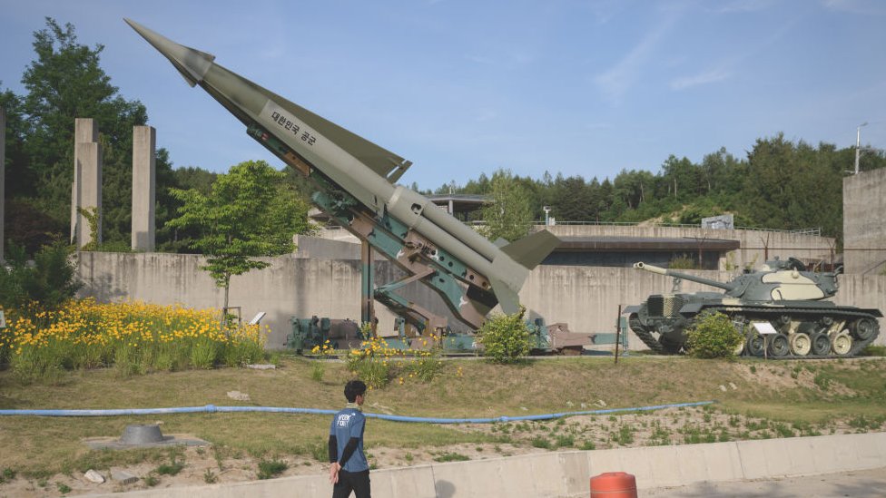 উত্তর কোরিয়ার স্কাড মিসাইল।