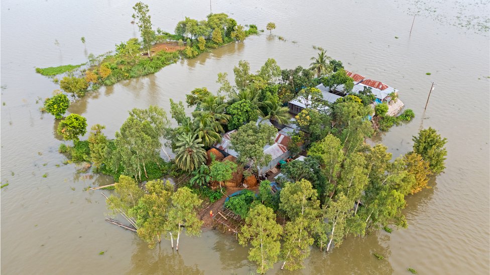 এমনই এক দ্বীপের মতো ময়নাপুর গ্রাম।