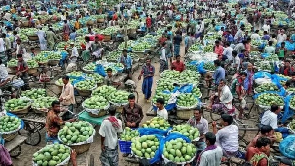 বাংলাদেশের একটি আমের বাজার বাংলাদেশের একটি আমের বাজার