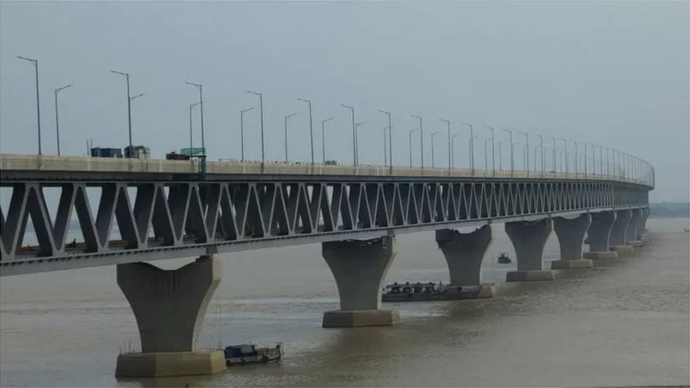 পদ্মা সেতু, বাংলাদেশ। (ফাইল ফটো)
