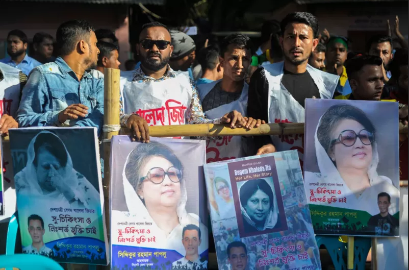খালেদা জিয়ার মুক্তি বিএনপির আন্দোলনের অন্যতম দাবি খালেদা জিয়ার মুক্তি বিএনপির আন্দোলনের অন্যতম দাবি