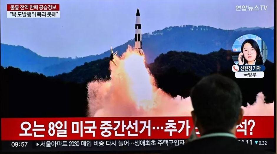 একদিনে সর্বোচ্চ ক্ষেপণাস্ত্র ছুঁড়েছে উত্তর কোরিয়া। ﻿